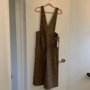 Little Mountain plaid overall